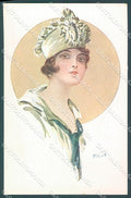 Artist Signed Pickuik Glamour Fashion Lady serie 4094 postcard HR3685 – fronte
