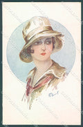 Artist Signed Pickuik Glamour Fashion Lady serie 4094 postcard HR3686 – fronte