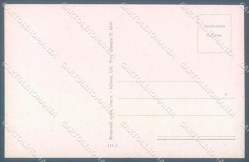 Artist Signed Santino Glamour Fashion Lady Horse serie 133-2 postcard HR3700 – retro