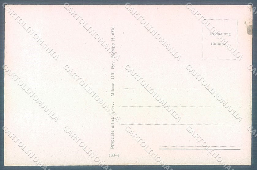 Artist Signed Santino Glamour Fashion Lady Horse serie 133-4 postcard HR3702 – retro