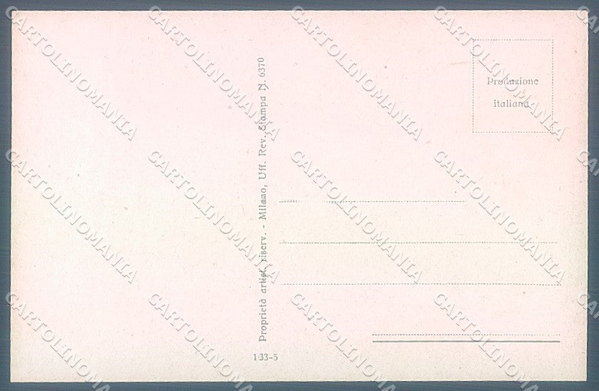 Artist Signed Santino Glamour Fashion Lady Horse serie 133-5 postcard HR3703 – retro
