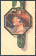 Artist Signed Malugani Glamour Fashion Lady Jewelserie 77-2 postcard HR3706 – fronte