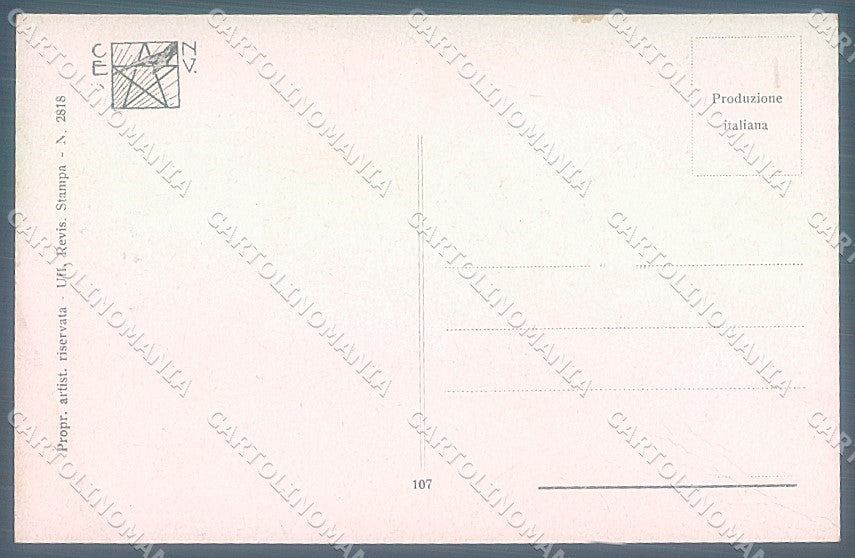 Artist Signed Bruno Lady Propaganda WW1 Flags Allies Easter serie 107 pc HR3727 – retro