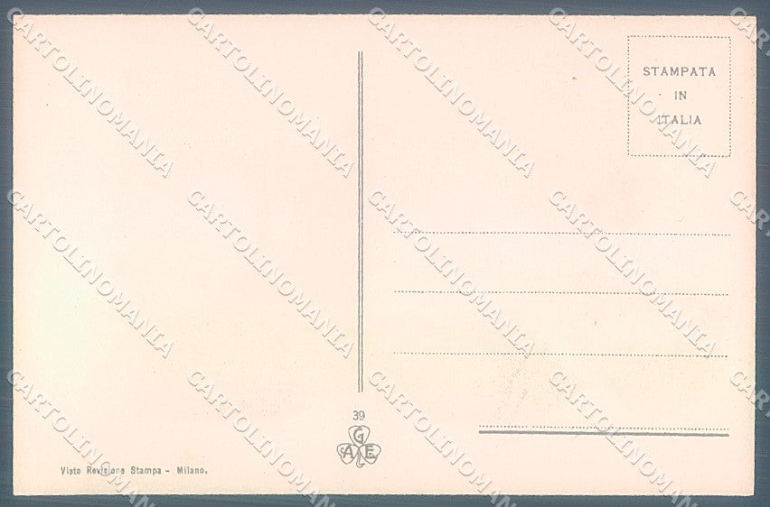 Artist Signed Lando Lady Romantic Couple serie 39 postcard HR3730 – retro