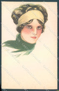 Artist Signed Camerini Cam Glamour Fashion Lady serie 57 postcard HR3735 – fronte