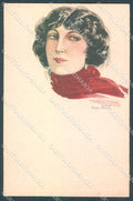 Artist Signed Camerini Cam Glamour Fashion Lady serie 57 postcard HR3738 – fronte