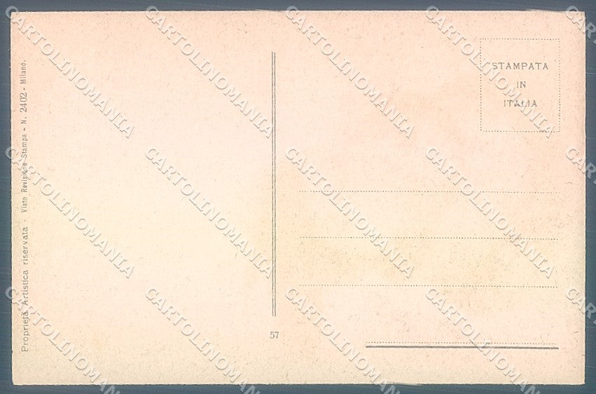 Artist Signed Camerini Cam Glamour Fashion Lady serie 57 postcard HR3739 – retro
