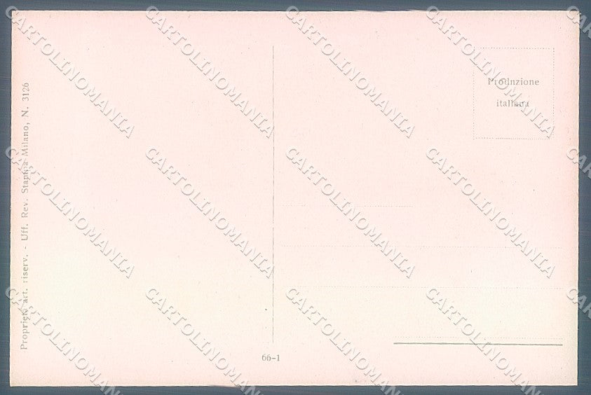 Artist Signed Law Ludson Glamour Fashion Lady Book serie 66-1 postcard HR3752 – retro
