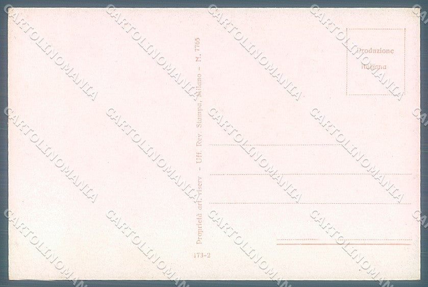 Artist Signed Simeone Lady Emerald Jewel Ivy serie 173-2 postcard HR3800 – retro