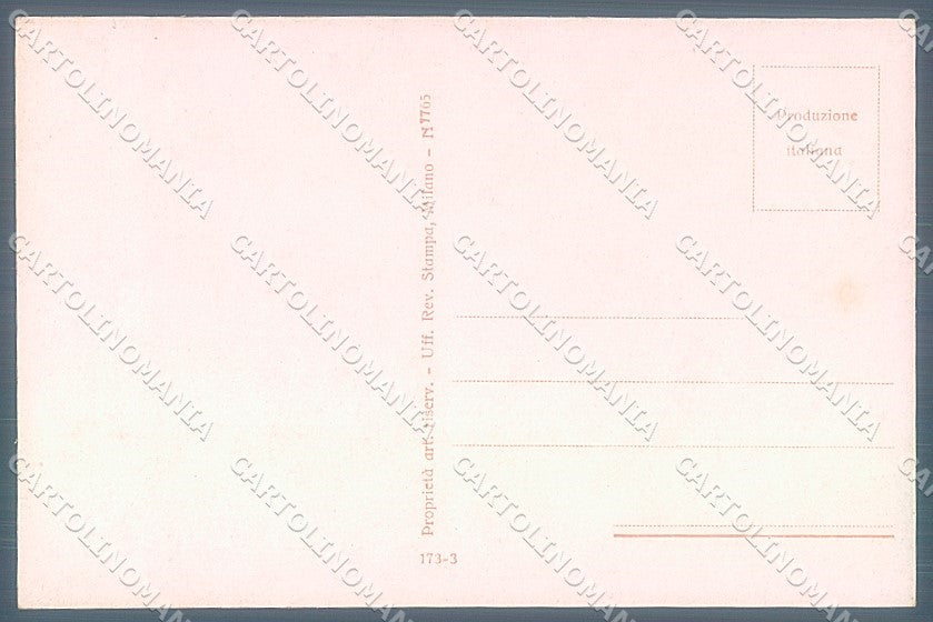 Artist Signed Simeone Lady Emerald Jewel Ivy serie 173-3 postcard HR3801 – retro