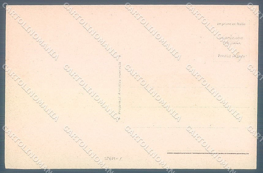 Artist Signed Cenni Child Dog serie 576M-1 postcard HR3827 – retro