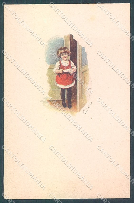 Artist Signed Cenni Child Girl serie 576M-2 postcard HR3828 – fronte