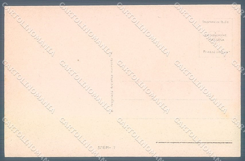 Artist Signed Cenni Child Girl Ball serie 576M-3 postcard HR3829 – retro