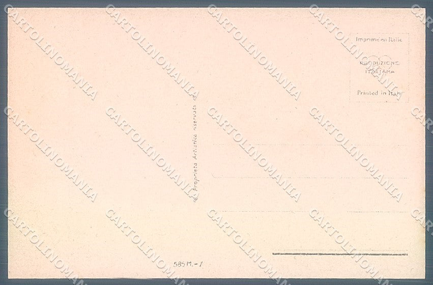 Artist Signed Cenni Child Baby serie 585M-1 postcard HR3831 – retro