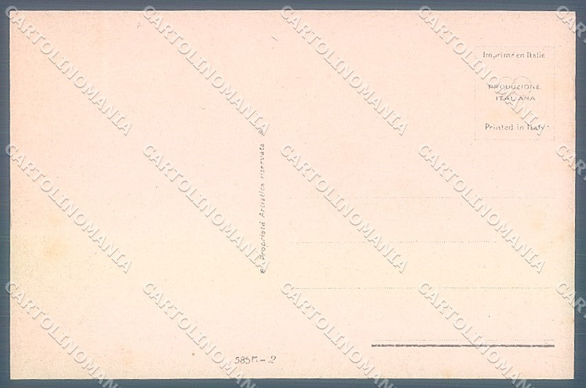 Artist Signed Cenni Child Baby serie 585M-2 postcard HR3832 – retro