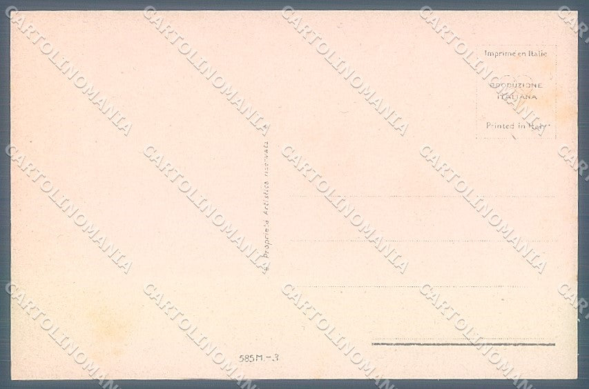 Artist Signed Cenni Child Baby serie 585M-3 postcard HR3833 – retro