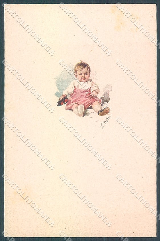 Artist Signed Cenni Child Baby serie 585M-4 postcard HR3834 – fronte