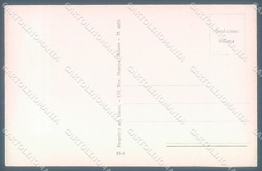 Artist Signed Gilardi Lady Romantic Couple serie 85-6 postcard HR3856 – retro