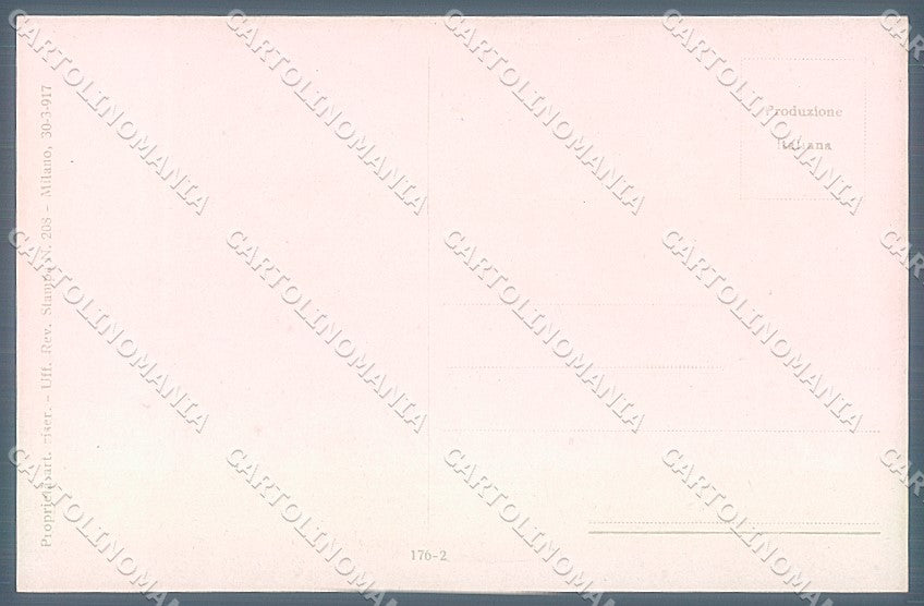 Artist Signed Vecchi Lady Sapphire Jewel serie 176-2 postcard HR3878 – retro
