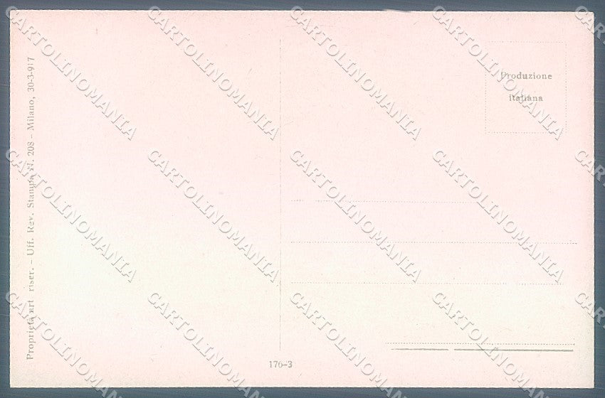 Artist Signed Vecchi Lady Ruby Jewel serie 176-3 postcard HR3879 – retro