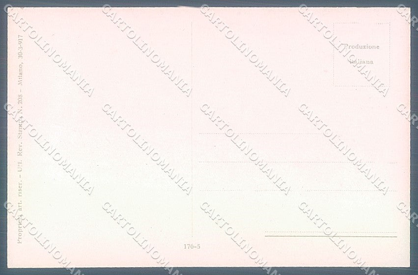Artist Signed Vecchi Lady Opal Jewel serie 176-5 postcard HR3881 – retro