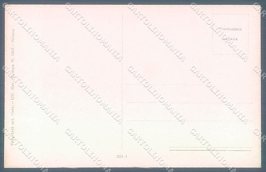 Artist Signed Vecchi Lady and Child Baby serie 245-1 postcard HR3883 – retro