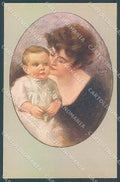 Artist Signed Vecchi Lady and Child Baby serie 245-6 postcard HR3888 – fronte