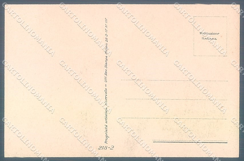 Artist Signed Simonetti Glamour Fashion Lady serie 218-2 postcard HR3890 – retro