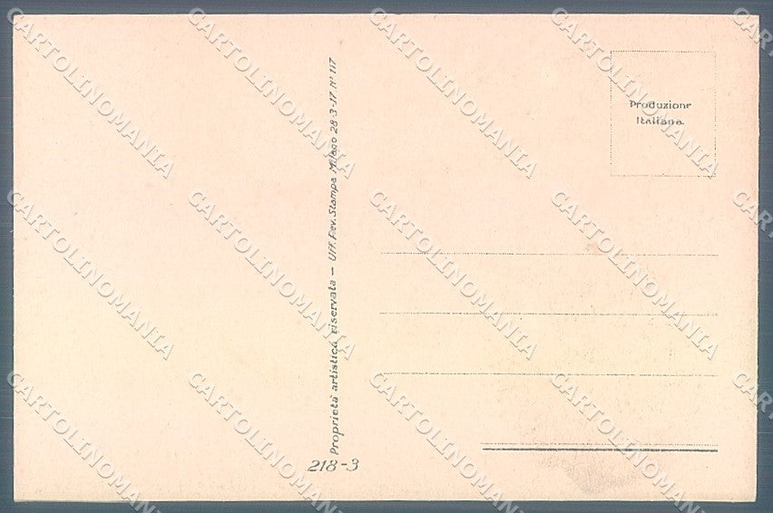 Artist Signed Simonetti Glamour Fashion Lady serie 218-3 postcard HR3891 – retro