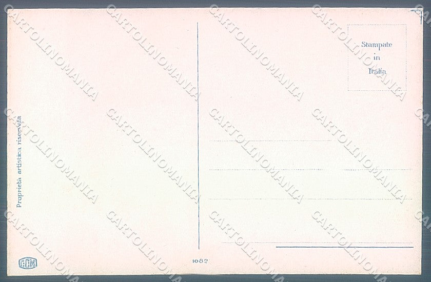Artist Signed Willy Risque Lady serie 1082 postcard HR3902 – retro