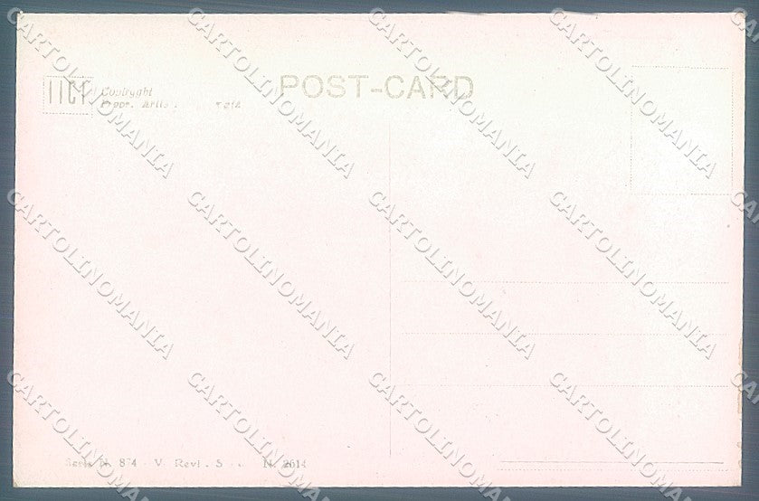 Artist Signed Monestier Lady Romantic Couple serie 874 postcard HR3937 – retro