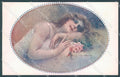 Artist Signed Monestier Lady Hairstyle Rose serie 876 postcard HR3959 – fronte