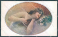 Artist Signed Monestier Lady Hairstyle Rose serie 876 postcard HR3960 – fronte