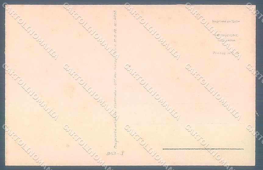 Artist Signed Metlicovitz Lady Violet serie 963-3 postcard HR3965 – retro
