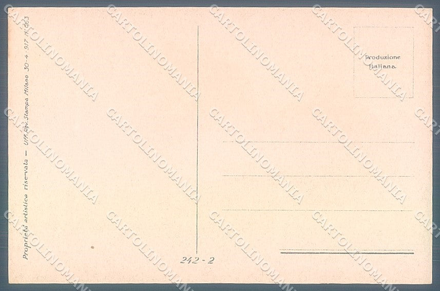 Artist Signed Metlicovitz Glamour Fashion Lady serie 242-2 postcard HR3976 – retro