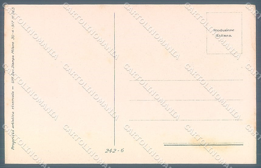 Artist Signed Metlicovitz Glamour Fashion Lady serie 242-6 postcard HR3980 – retro