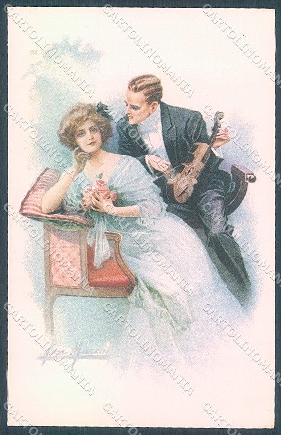 Artist Signed San Marco Lady Musical Instruments Violin serie 2056 pc HR4000 – fronte