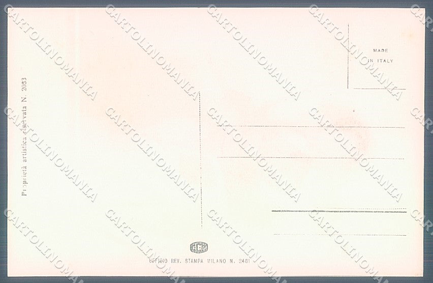 Artist Signed San Marco Lady Coachwoman serie 2083 postcard HR4020 – retro