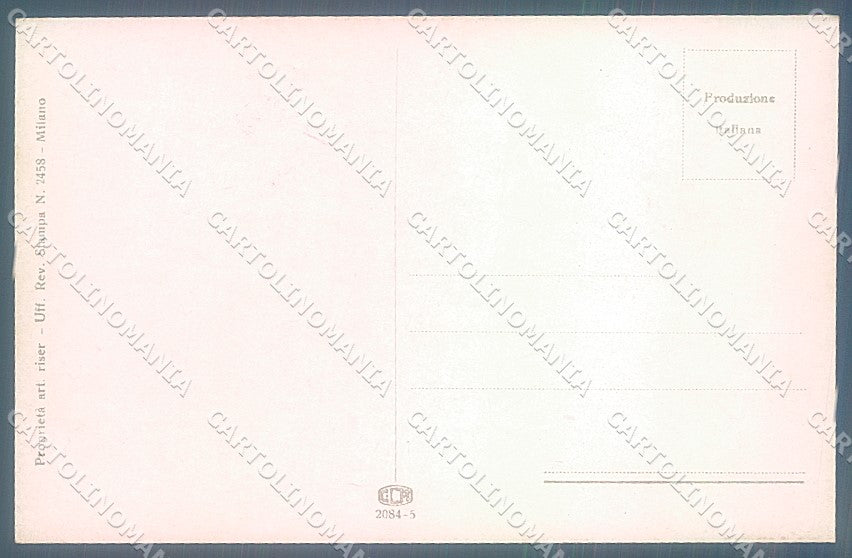 Artist Signed Milliere Risque Lady Toy serie 2084-5 postcard HR4033 – retro