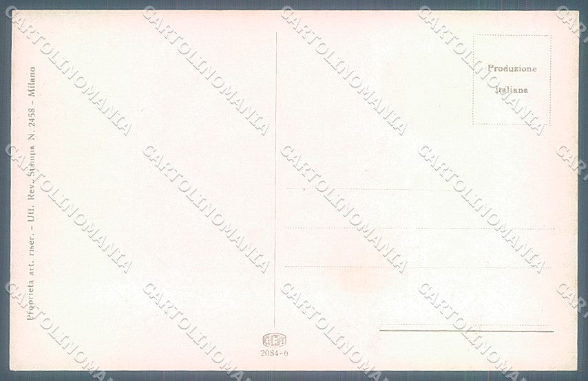 Artist Signed Milliere Risque Lady Toy serie 2084-6 postcard HR4034 – retro