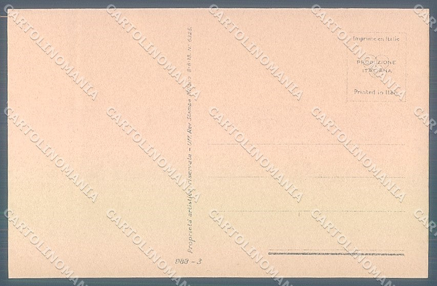 Artist Signed Miliotti Glamour Fashion Lady Hat serie 983-3 postcard HR4049 – retro