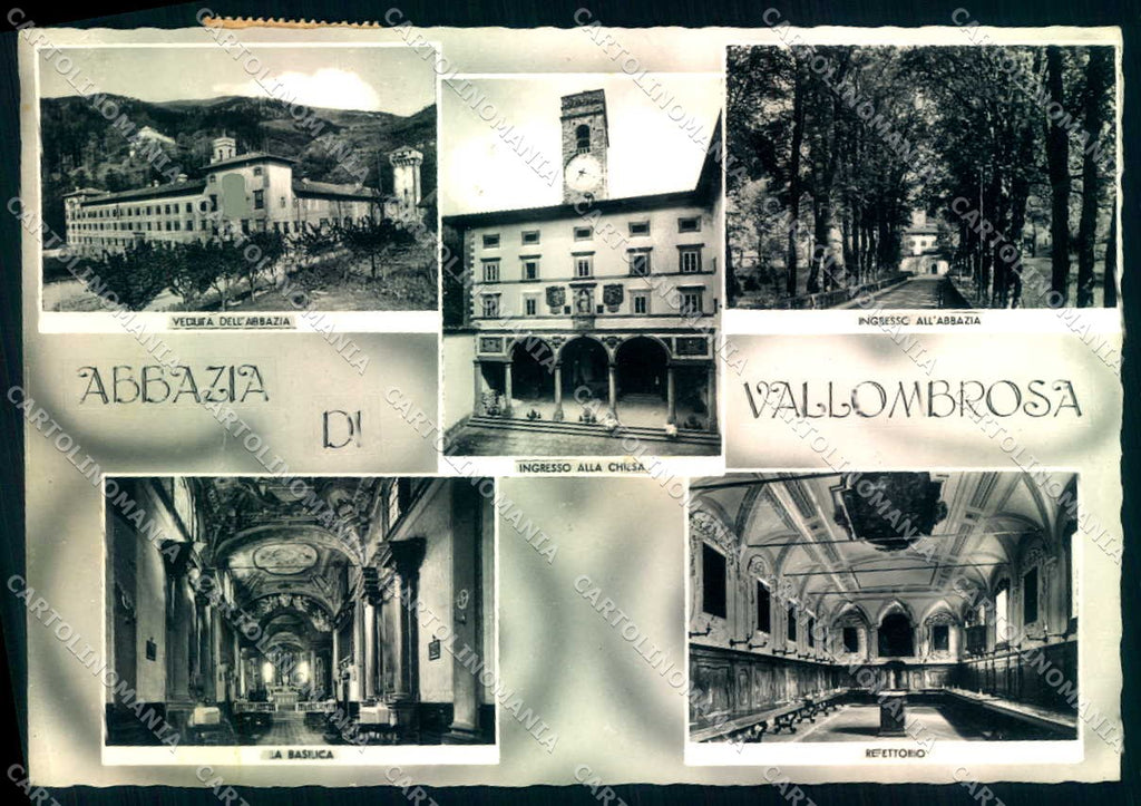 Firenze Vallombrosa Abbazia Alterocca 13521 Foto FG cartolina JK0004 – fronte