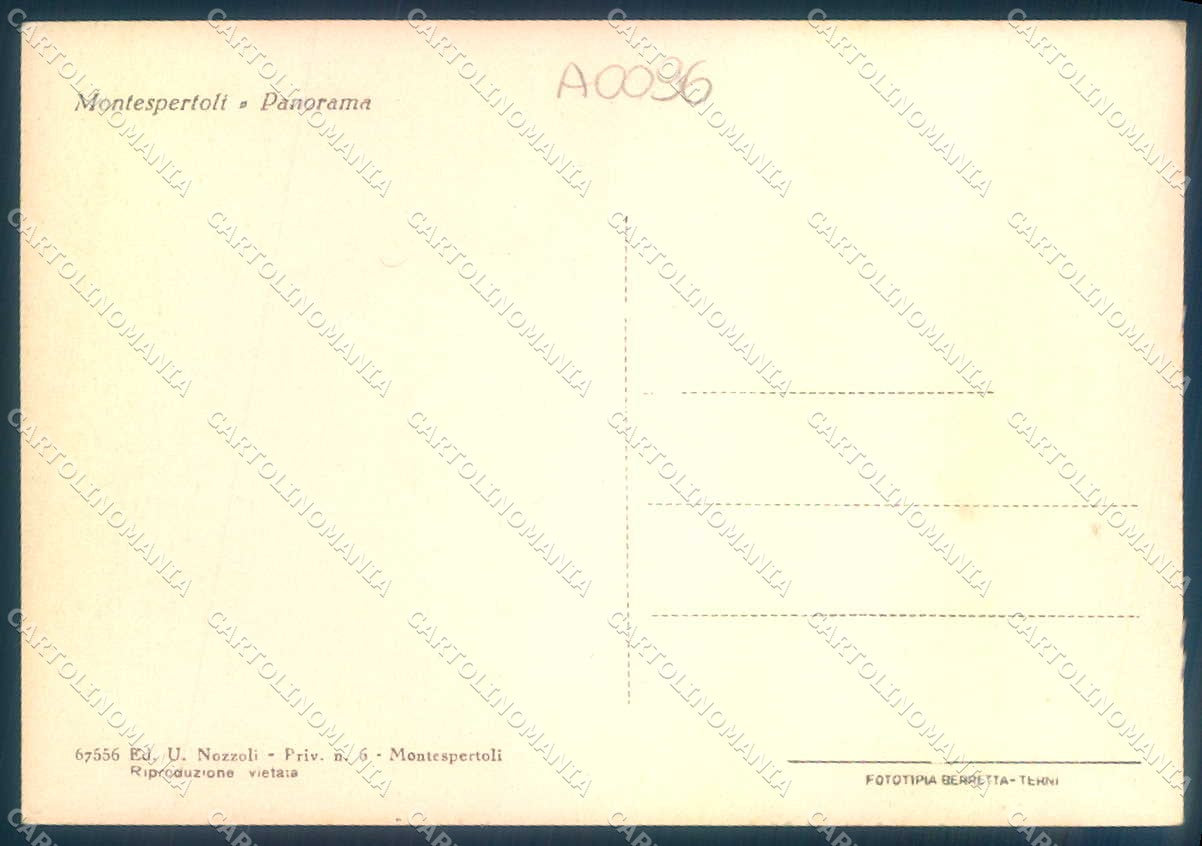 Firenze Montespertoli Panorama FG cartolina JK0027 – retro
