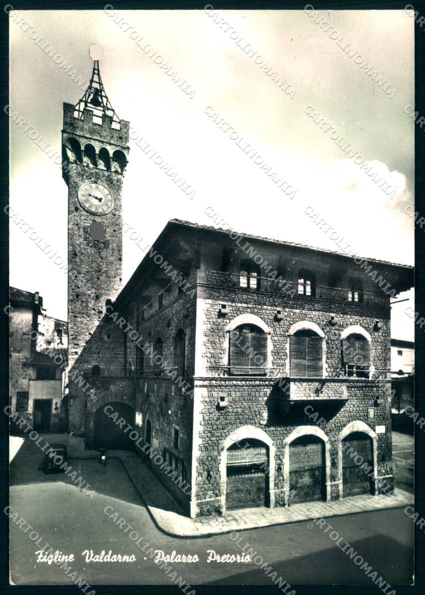 Firenze Figline Valdarno Palazzo Pretorio Foto FG cartolina JK0031 – fronte