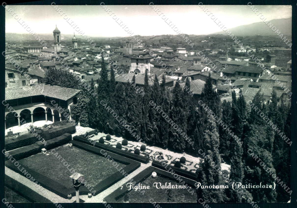 Firenze Figline Valdarno Panorama PIEGHINE Foto FG cartolina JK0033 – fronte