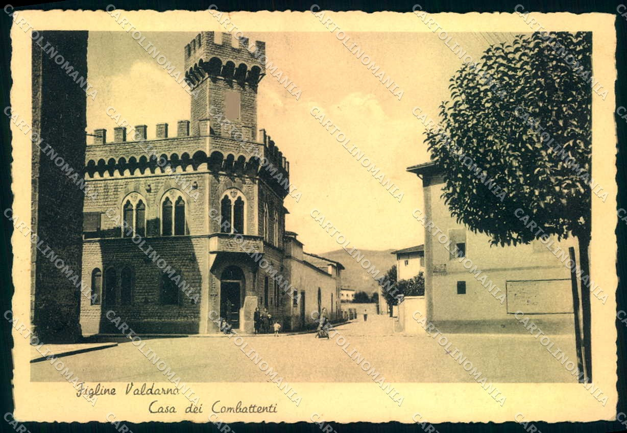 Firenze Figline Valdarno Casa dei Combattenti FG cartolina JK0034 – fronte