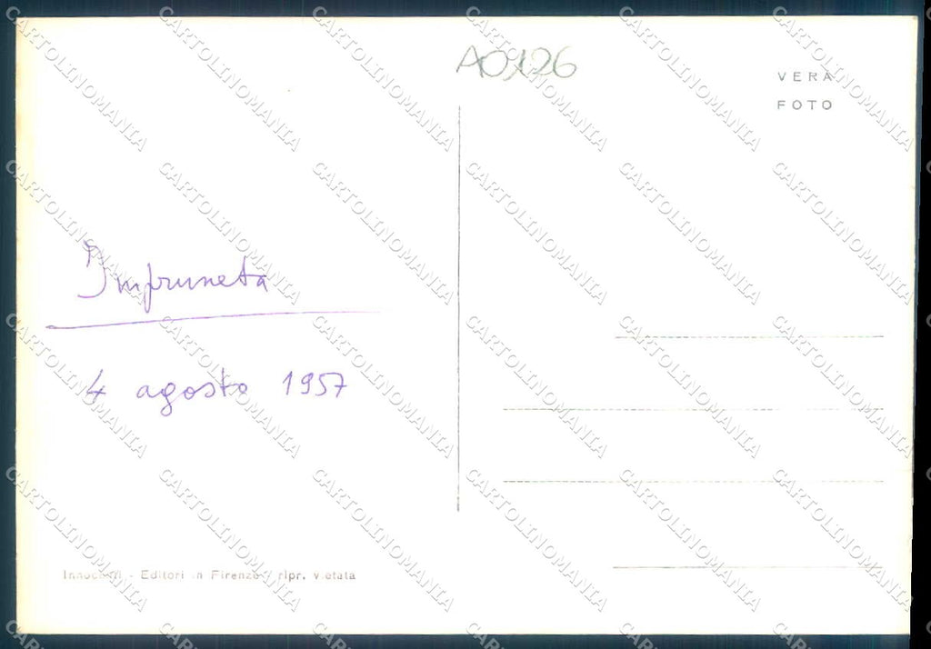 Firenze Impruneta Panorama Foto FG cartolina JK0037 – retro