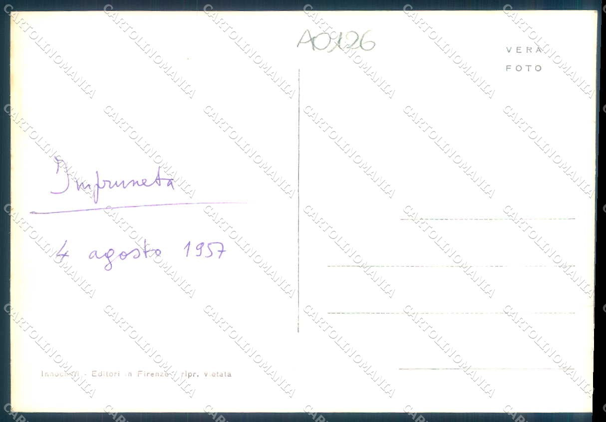 Firenze Impruneta Panorama Foto FG cartolina JK0037 – retro