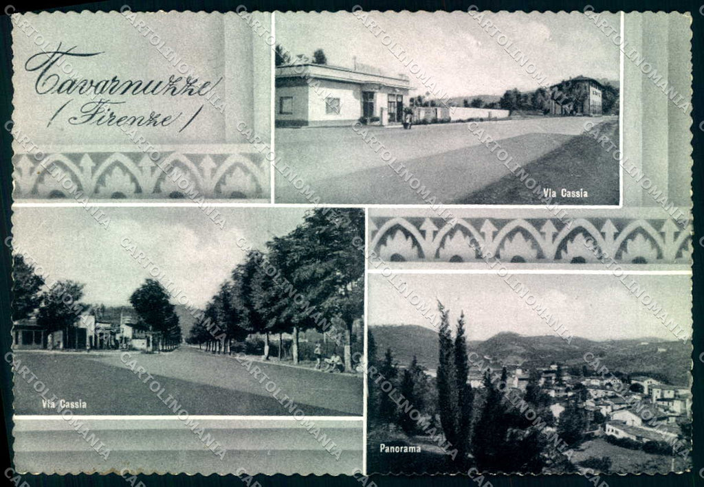 Firenze Tavarnuzze Via Cassia Panorama FG cartolina JK0038 – fronte