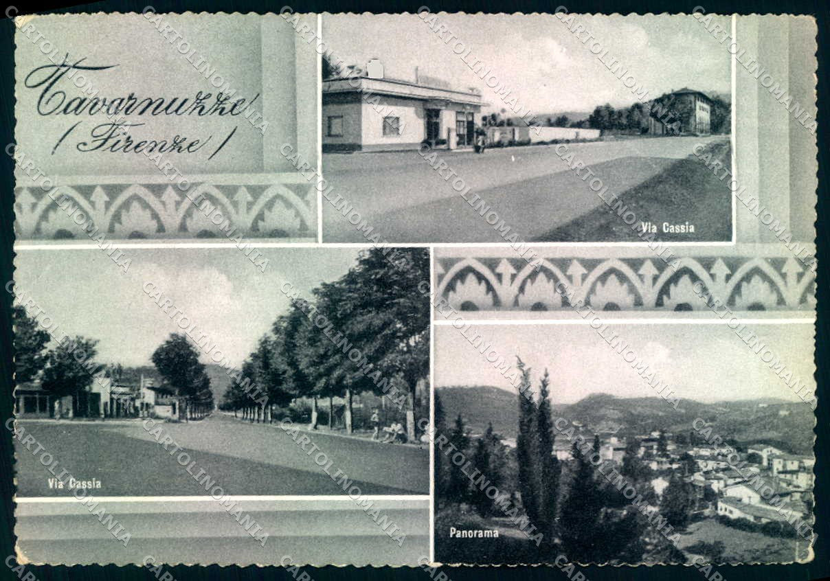 Firenze Tavarnuzze Via Cassia Panorama FG cartolina JK0039 – fronte